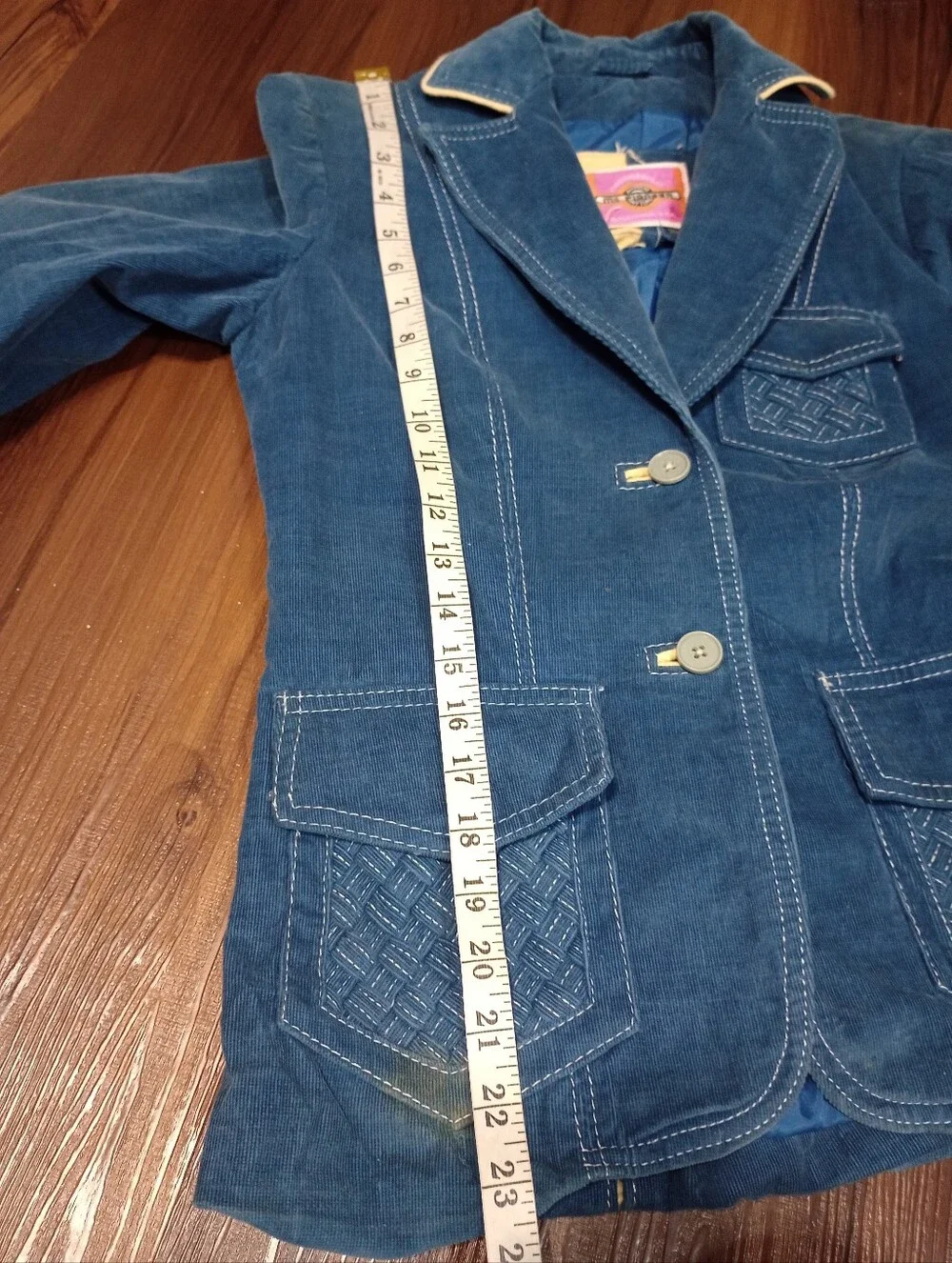 Vintage 70s MS. Pioneer Corduroy Western Jacket Retro